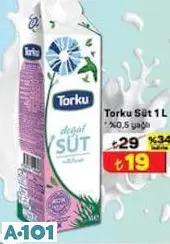 TORKU SÜT 1 L %0,5 YAĞLI